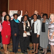 Highway 80 Adopt-a-Mile Group Receiving Statewide Adopt-a-Mile Award at the 2015 Alabama PALs Governor's Awards